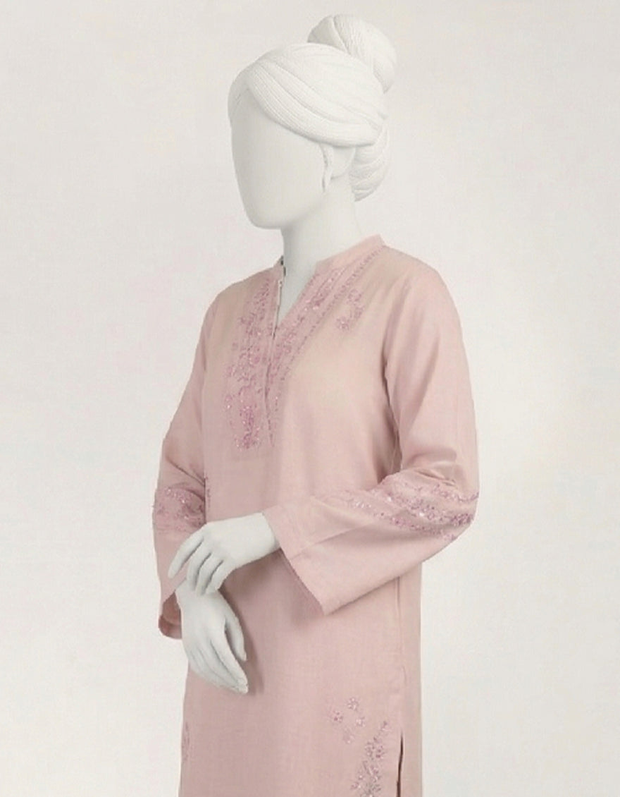 LILAC LAWN EMBROIDERED STITCHED 2PC