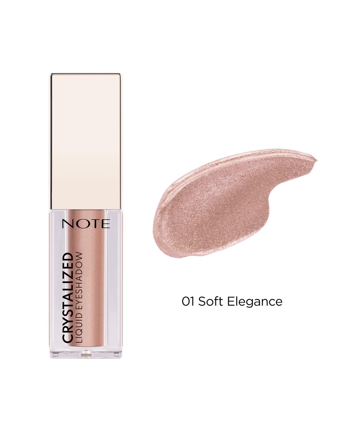 CRYSTALIZED LIQUID EYESHADOW Shade 1 Soft Elegance