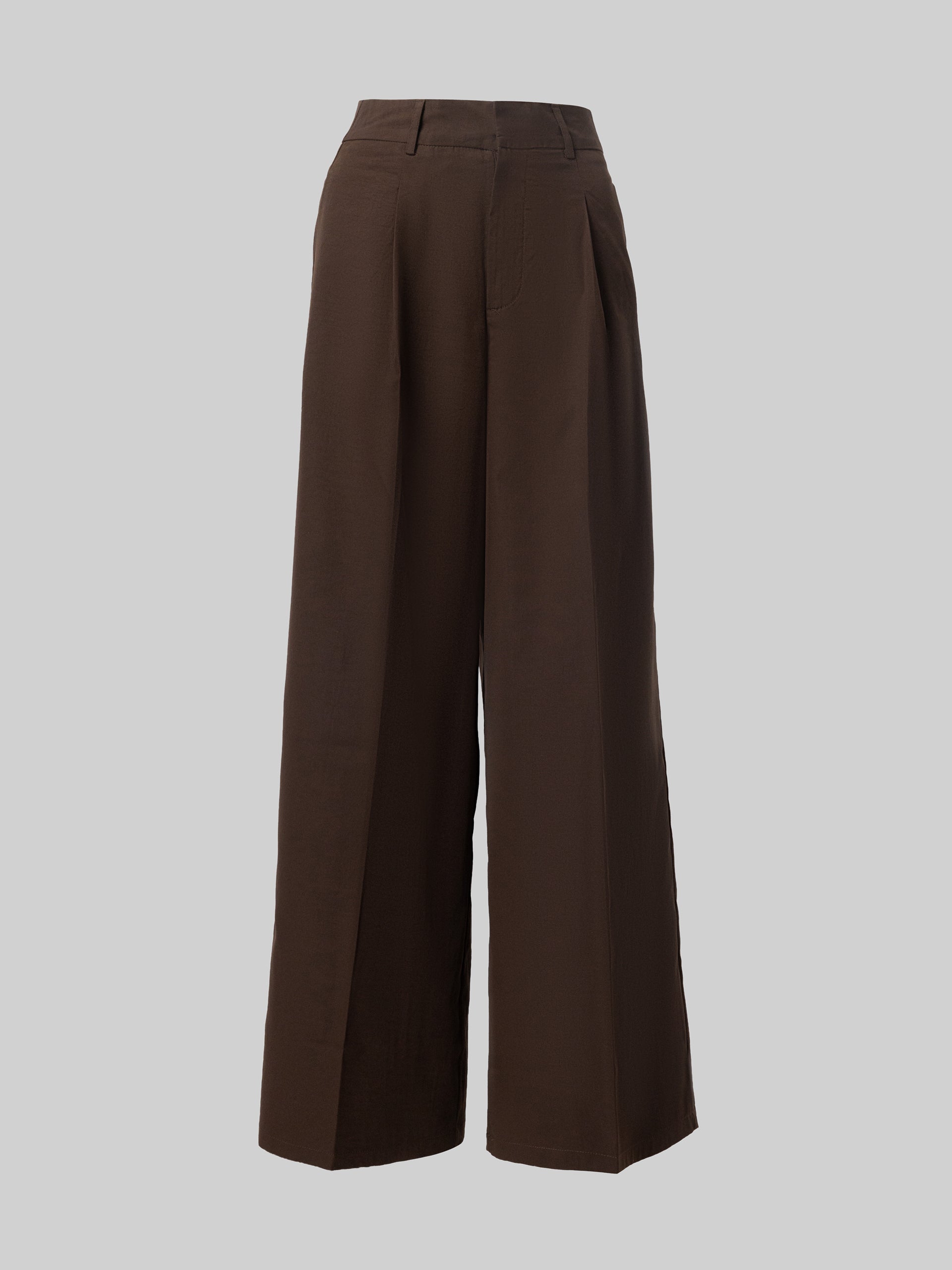 Truffle Pleated Wide Leg Pants