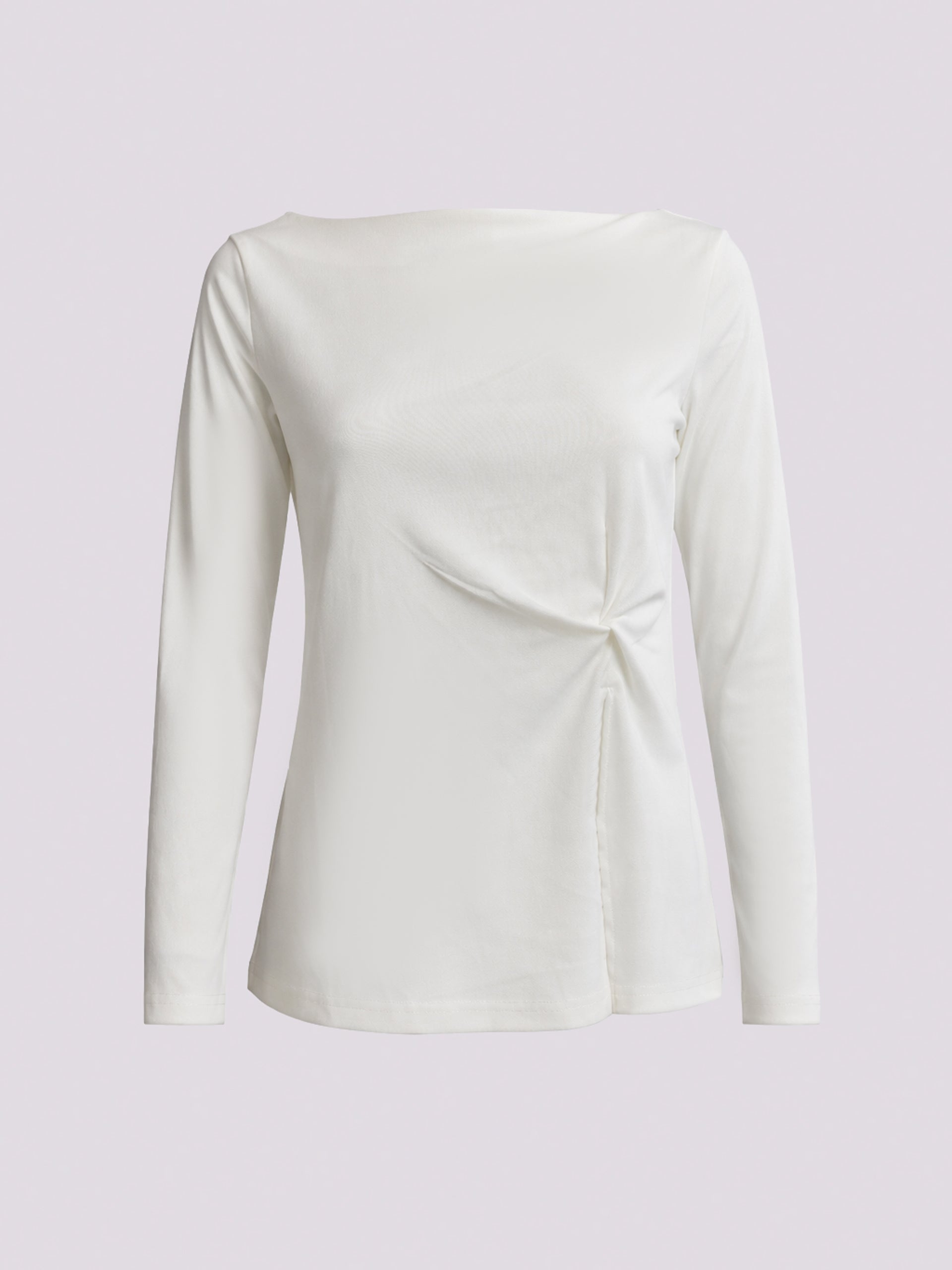 White Side-Twist Tee