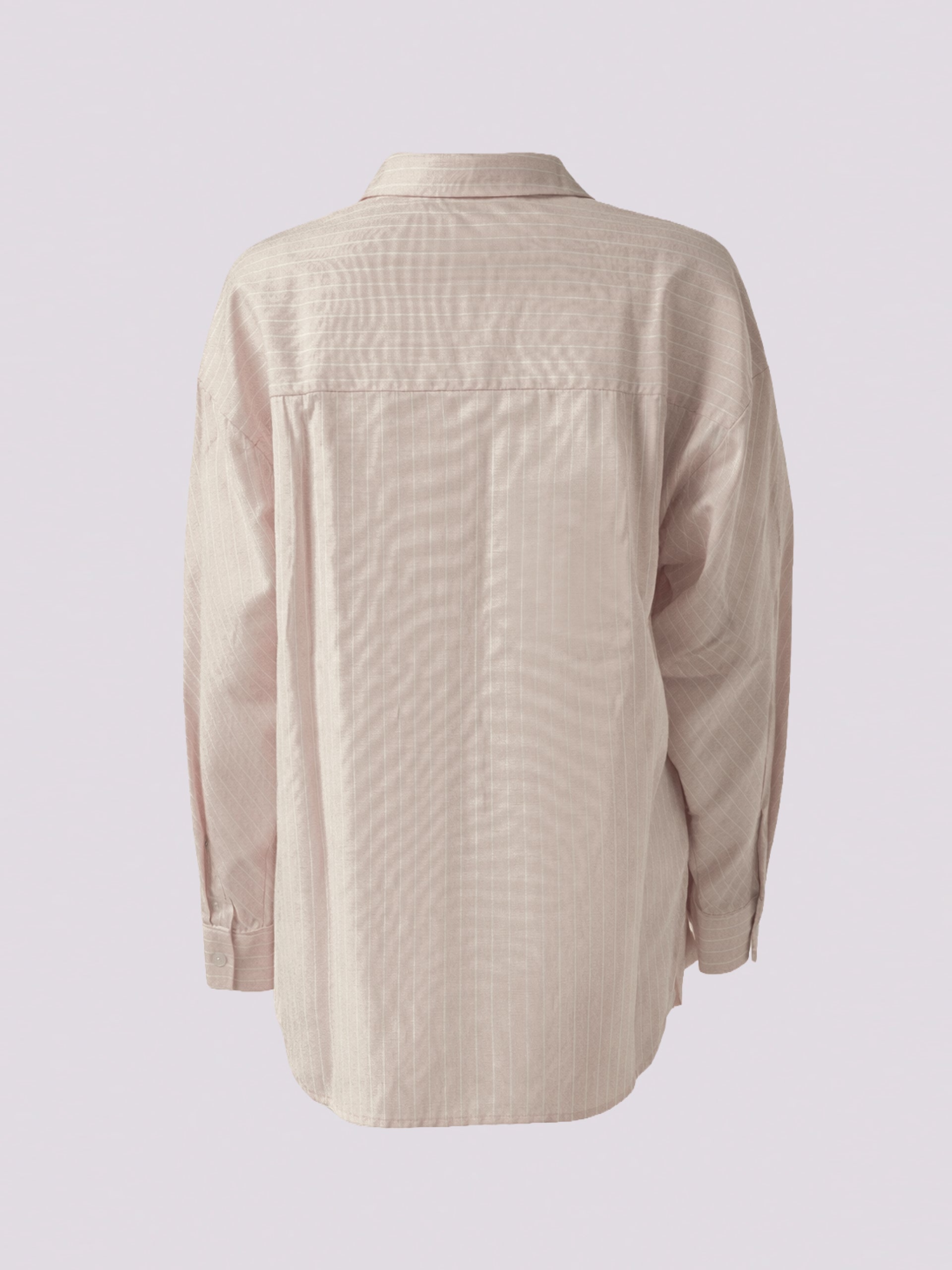 Pinstripe Relaxed Button-Down