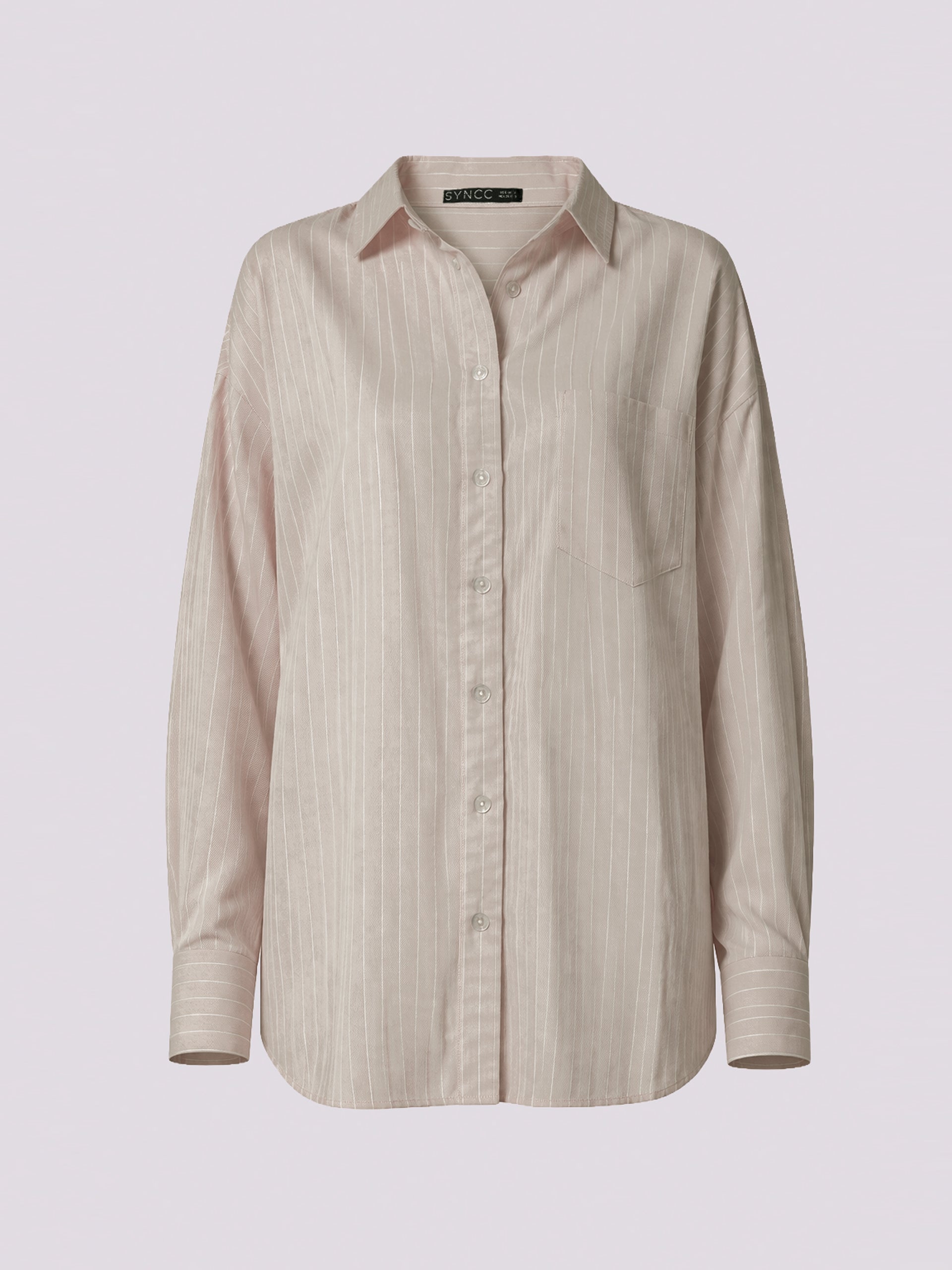 Pinstripe Relaxed Button-Down