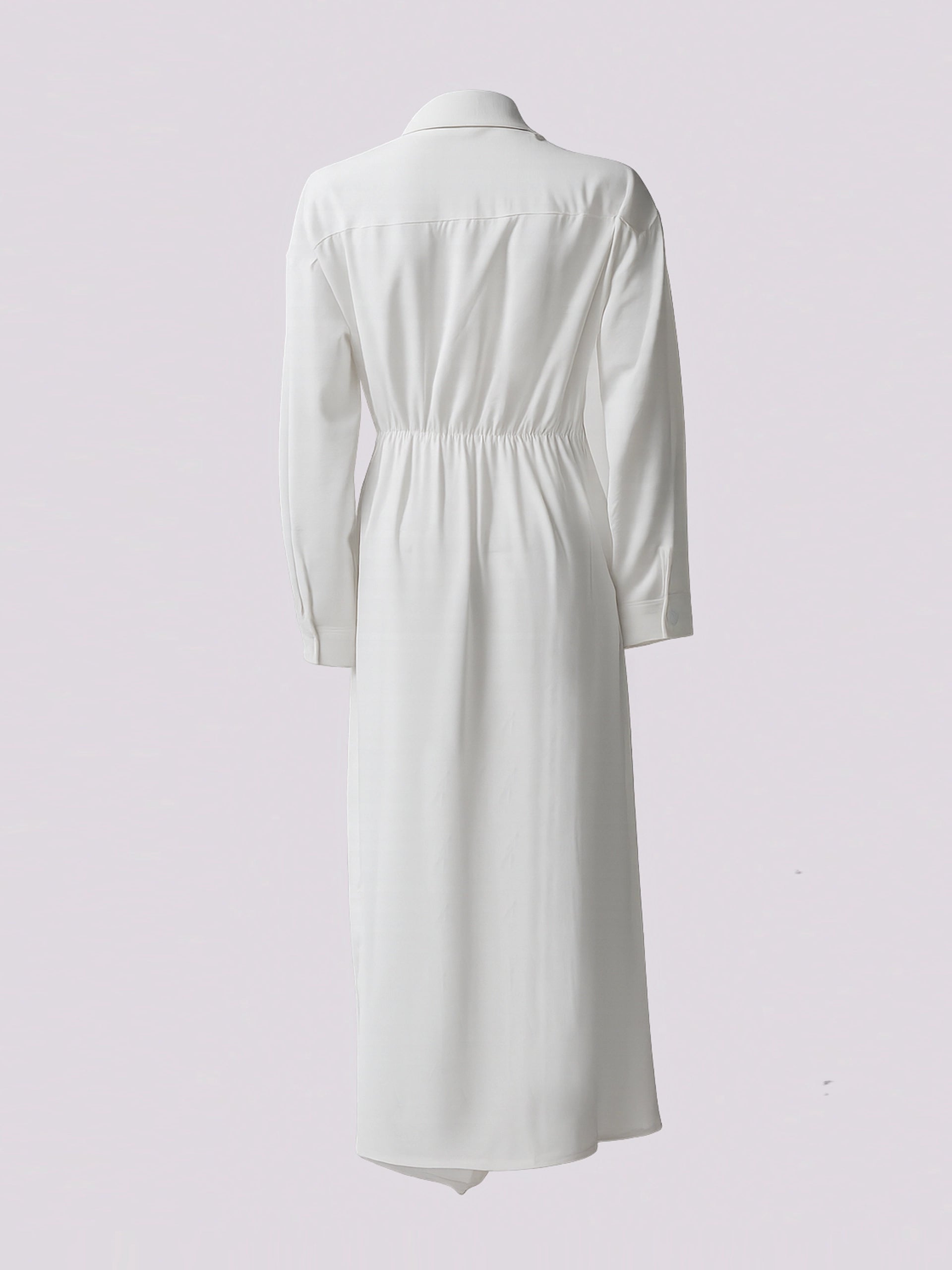 White Overlap Dress
