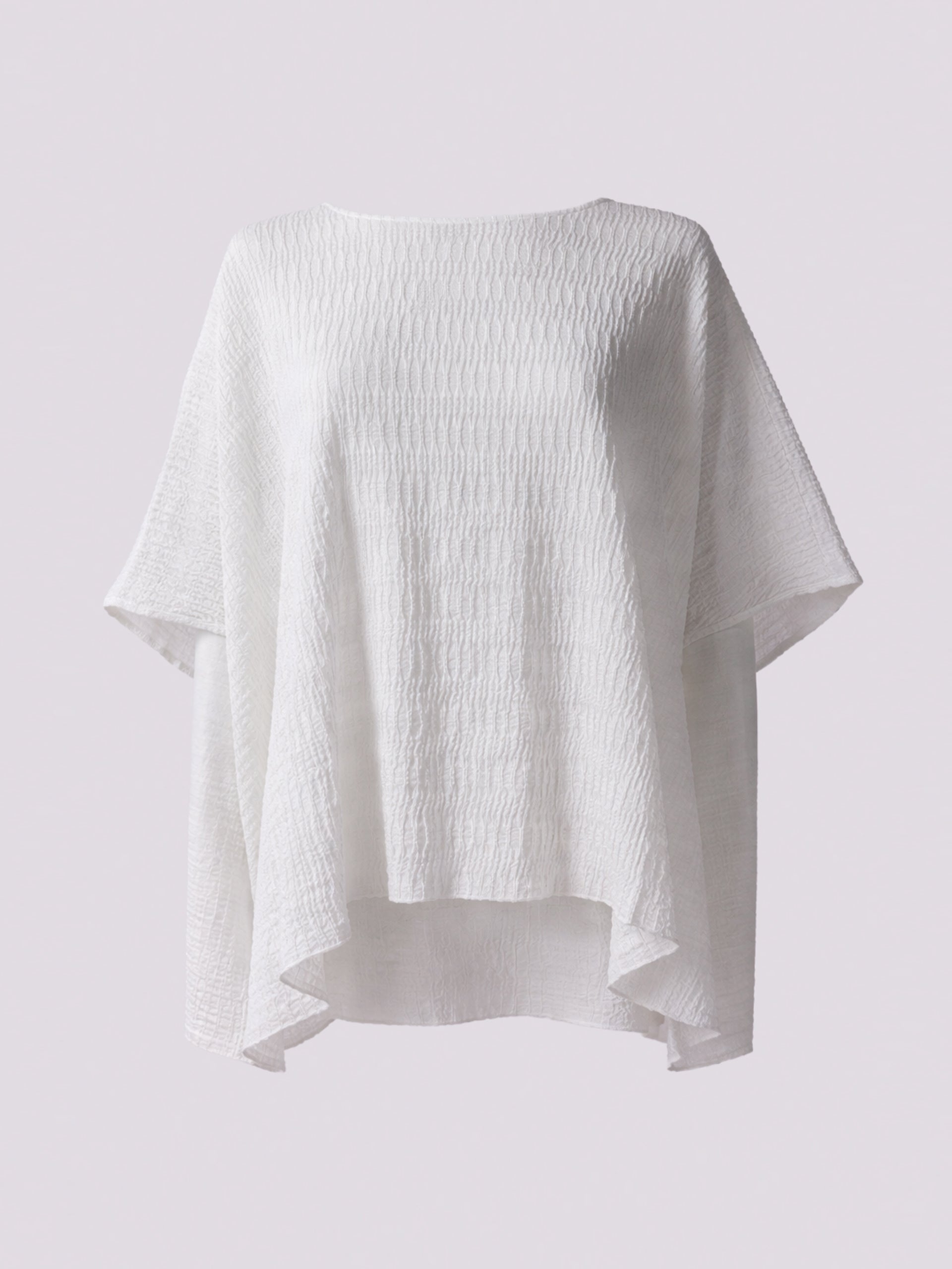 Ivory Textured Blouse