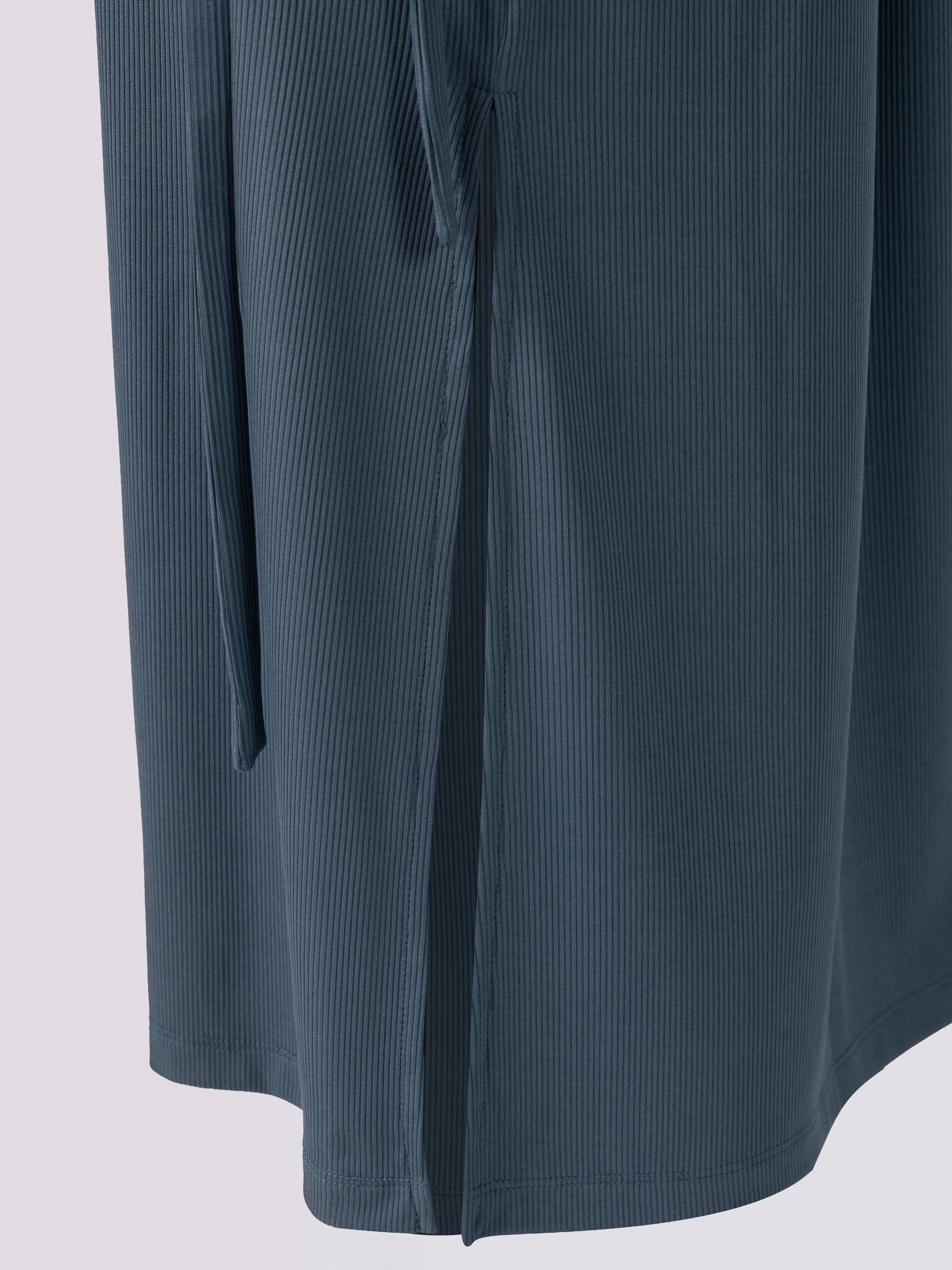 Blue Belted Maxi Dress