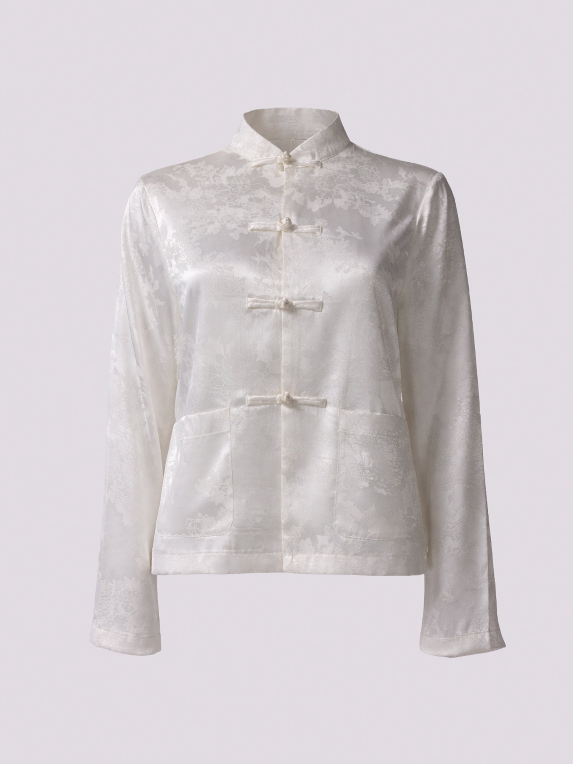 White Mandarin Jacket