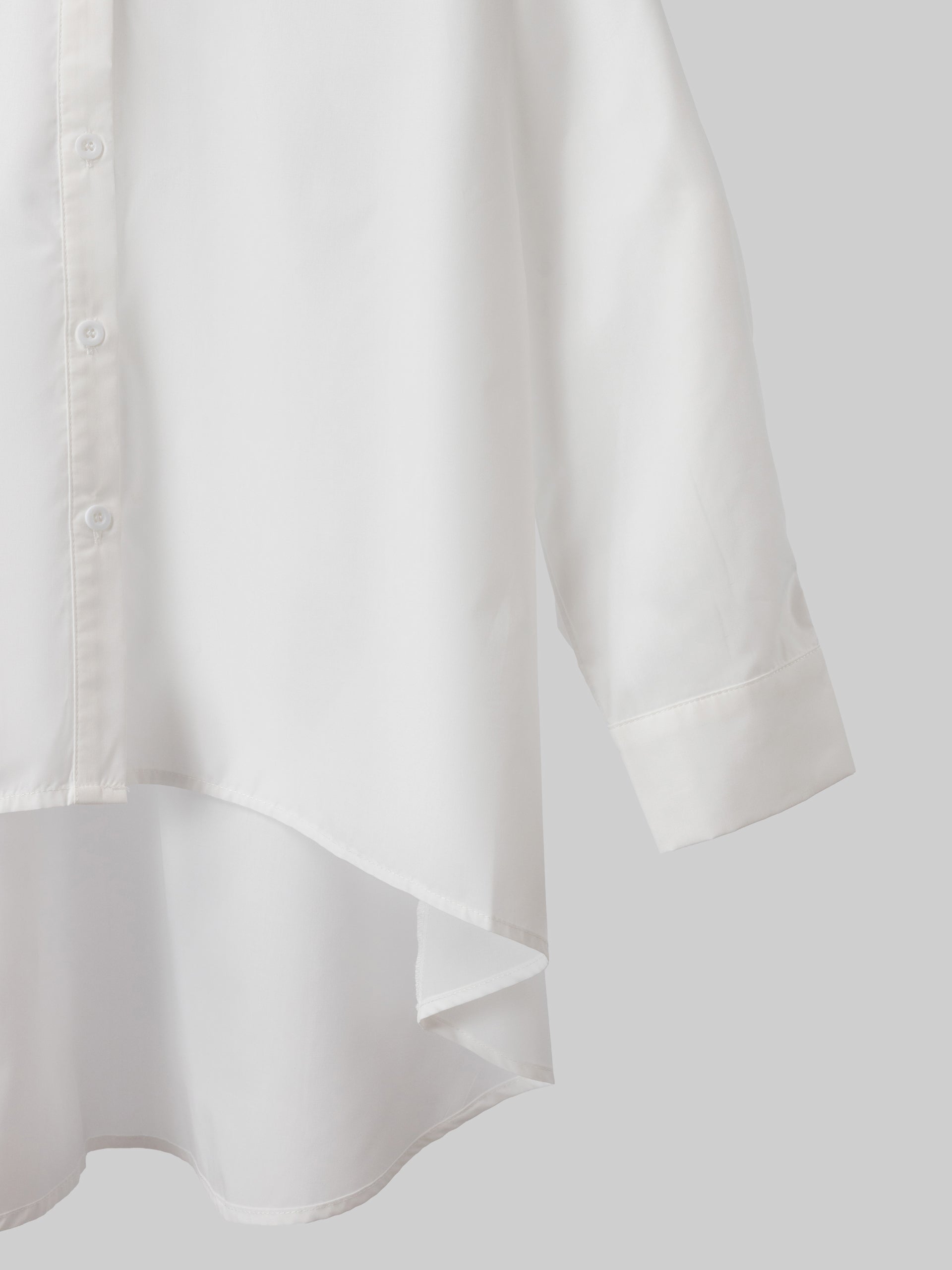 White Oversized Buttondown Shirt