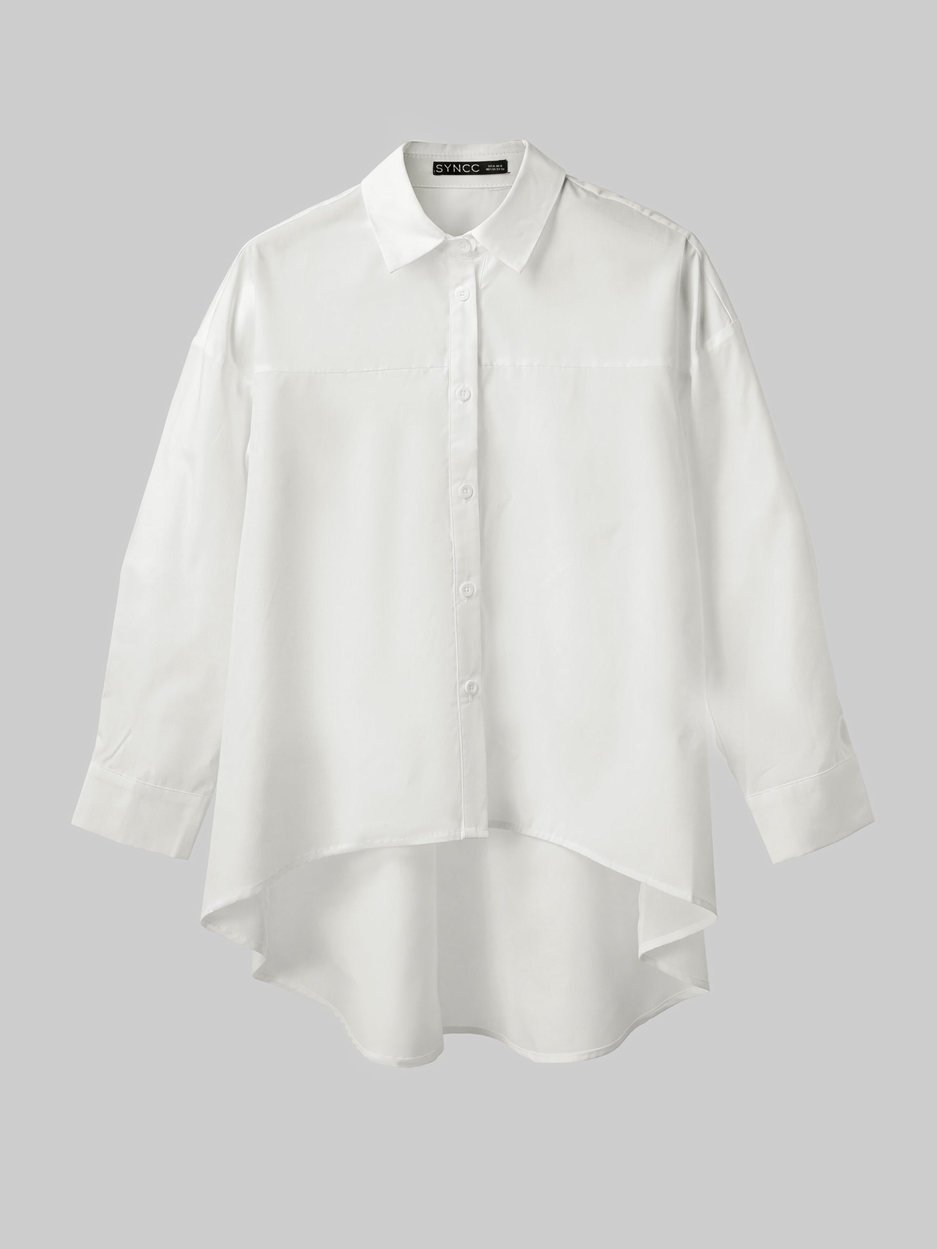 White Oversized Buttondown Shirt