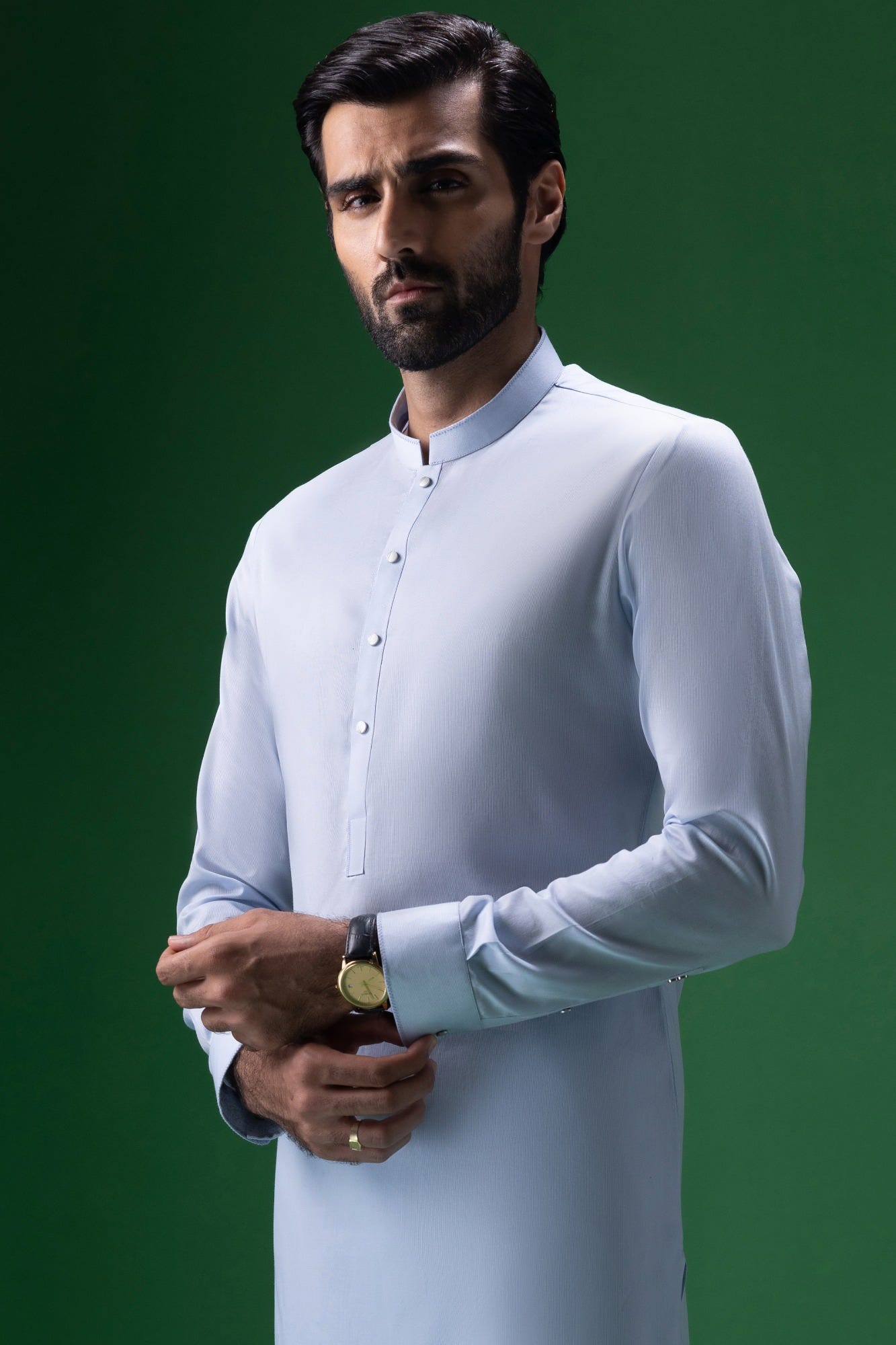 Andorra - Sky Cotton Kurta Trouser