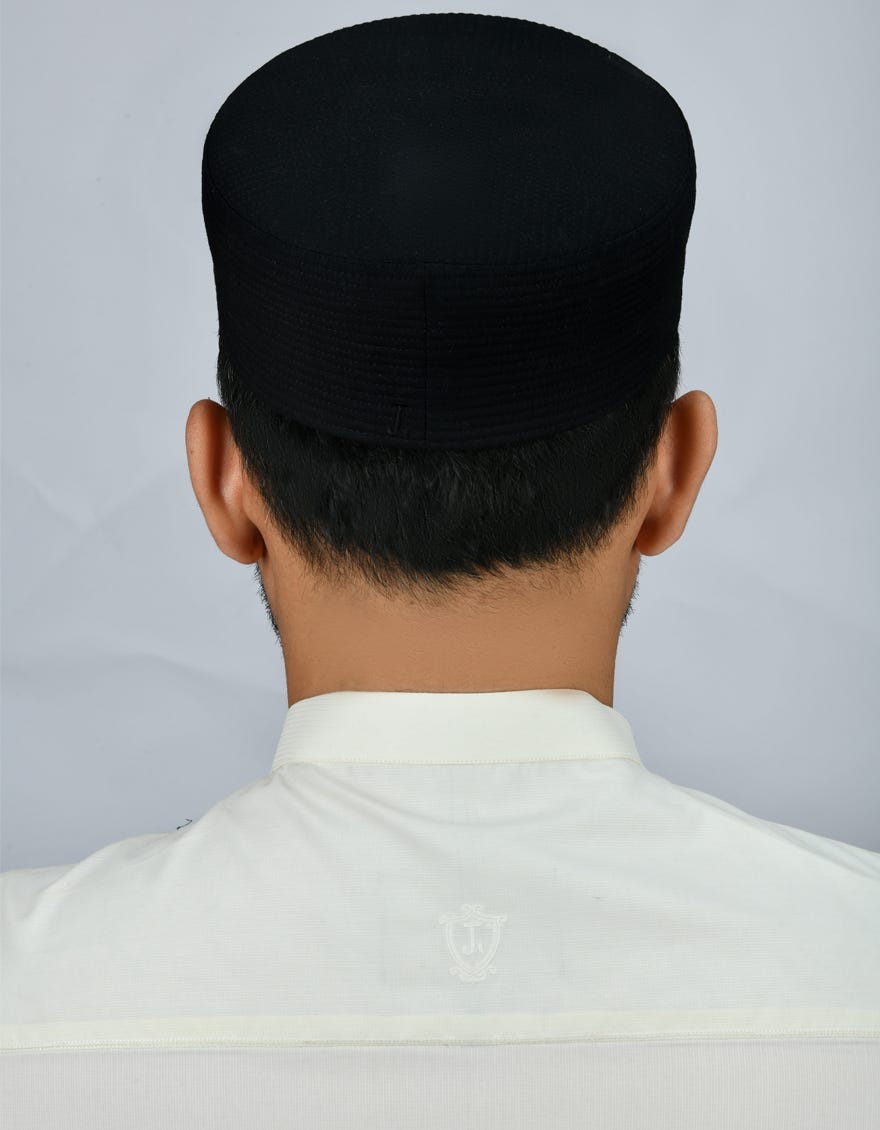 Black Blended Men Cap | Jj-Cap-0001-R71