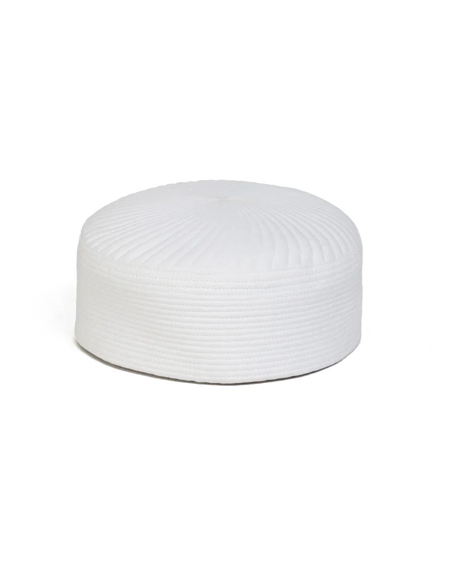 WHITE BLENDED CAP