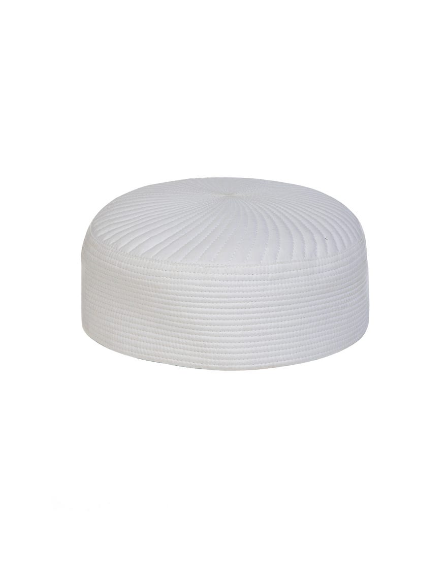 White Blended Men Cap | Jj-Cap-0002-R93