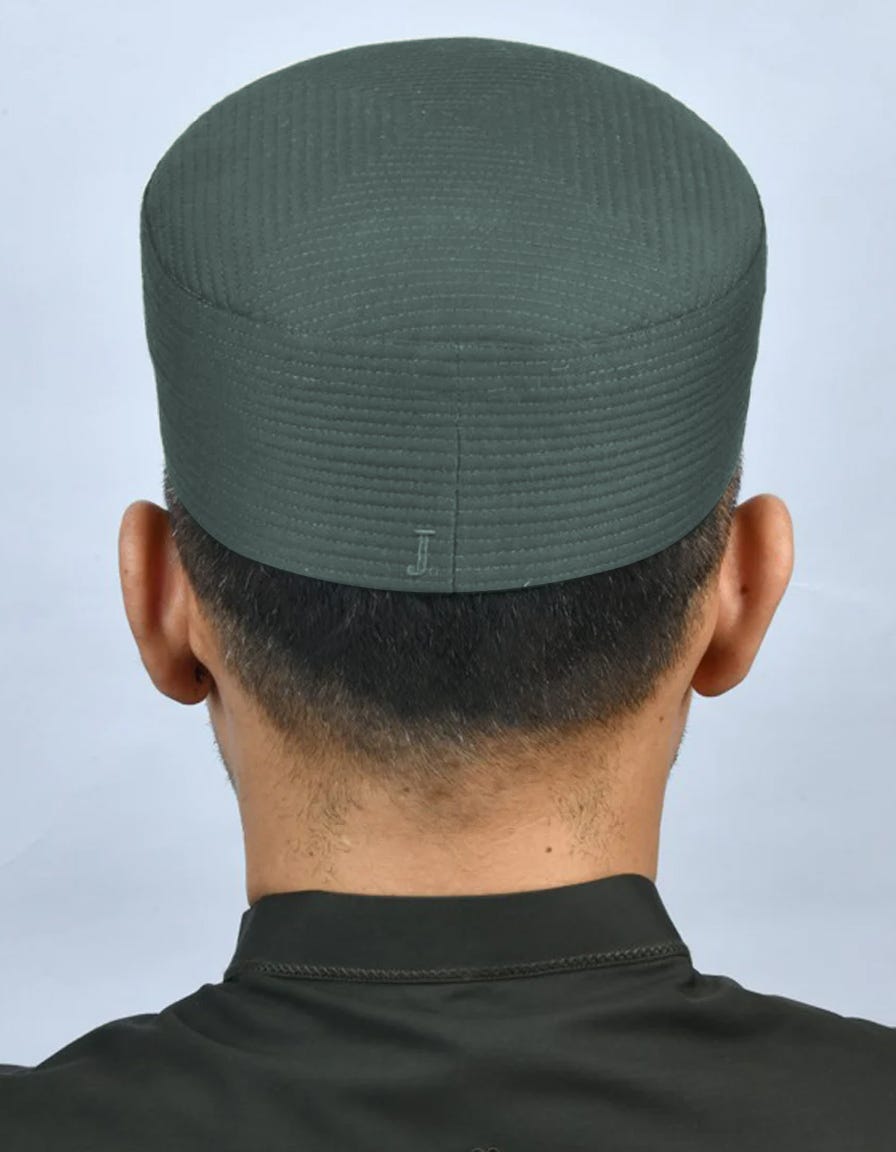 GREEN COTTON CAP – J.