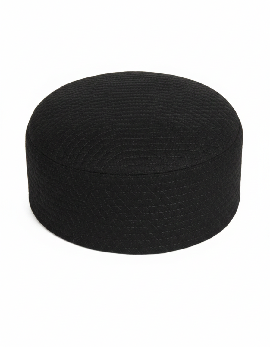 BLACK BLENDED CAP