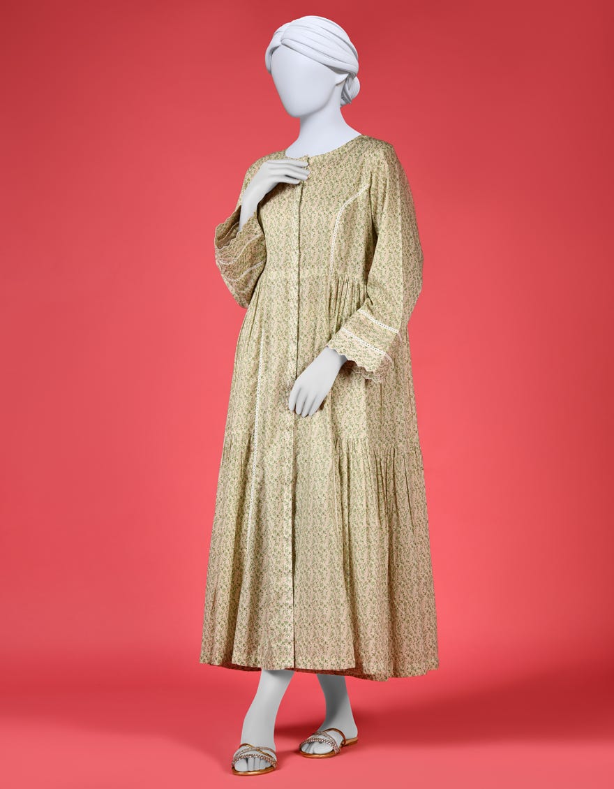 Green Lawn Kurti | Ccw-1Ps-S-23-407