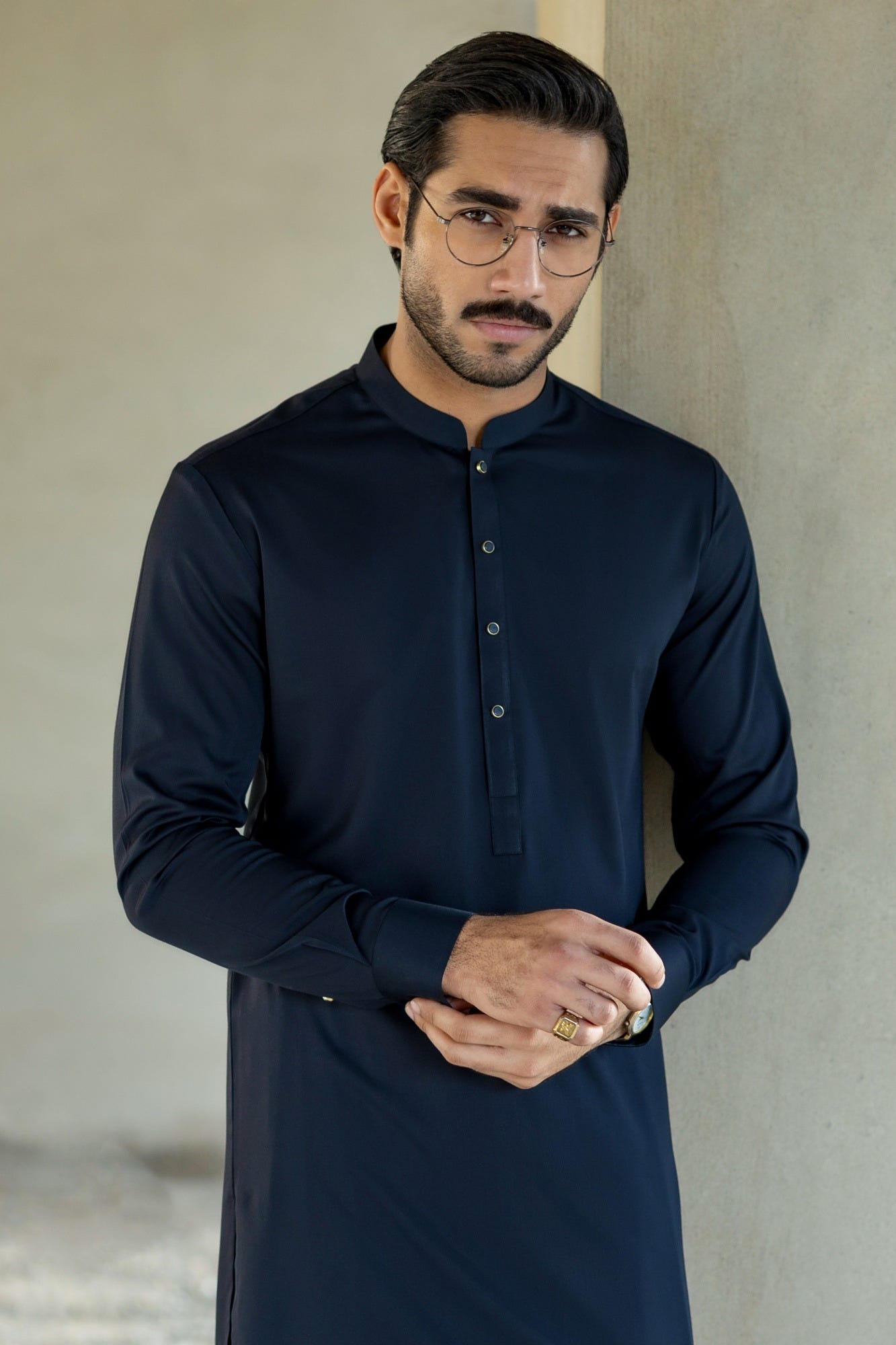 DAYTON - NAVY EXCLUSIVE KAMEEZ SHALWAR