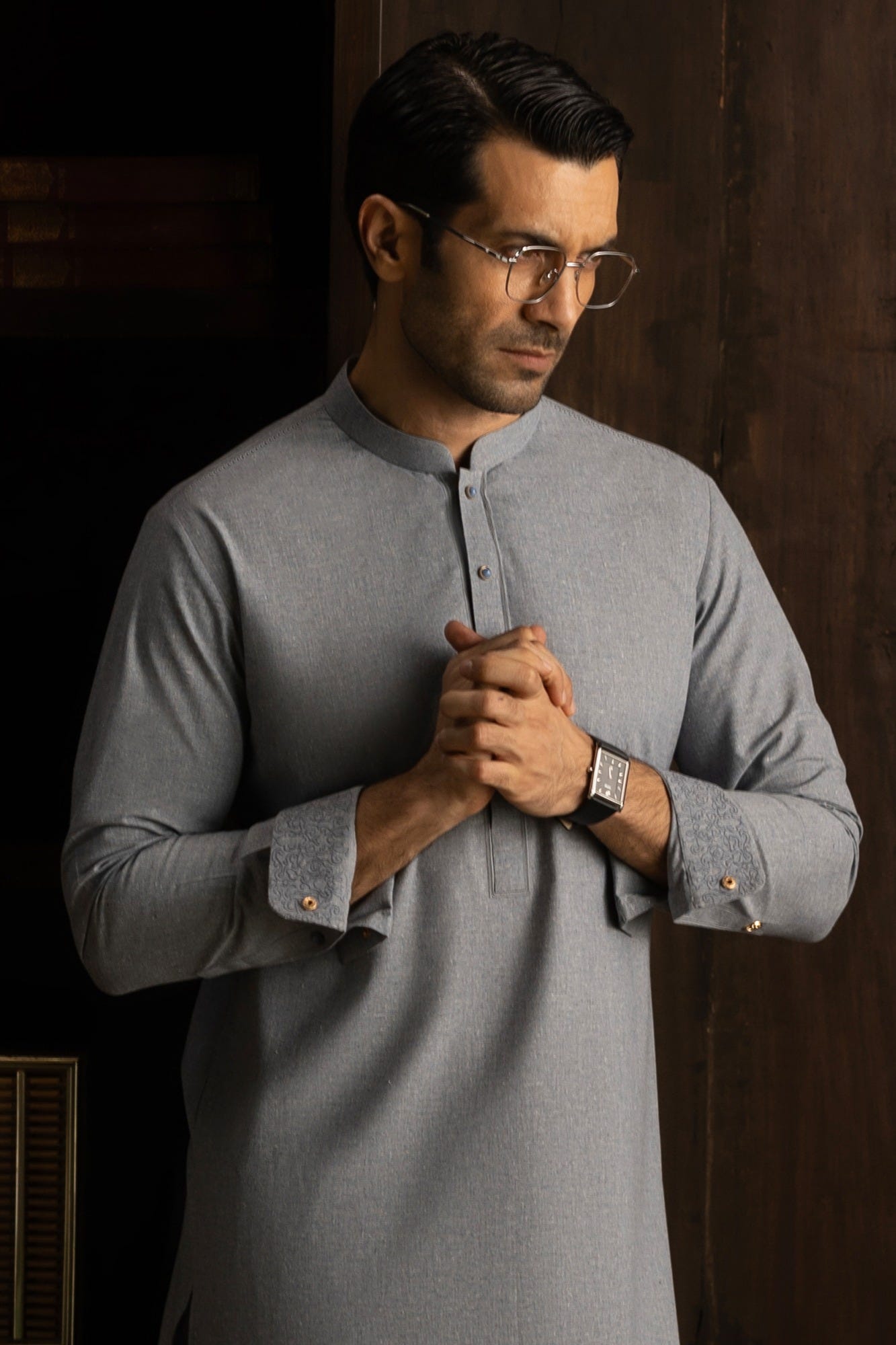 MEERSBURG - ICE BLUE EXCLUSIVE KAMEEZ SHALWAR