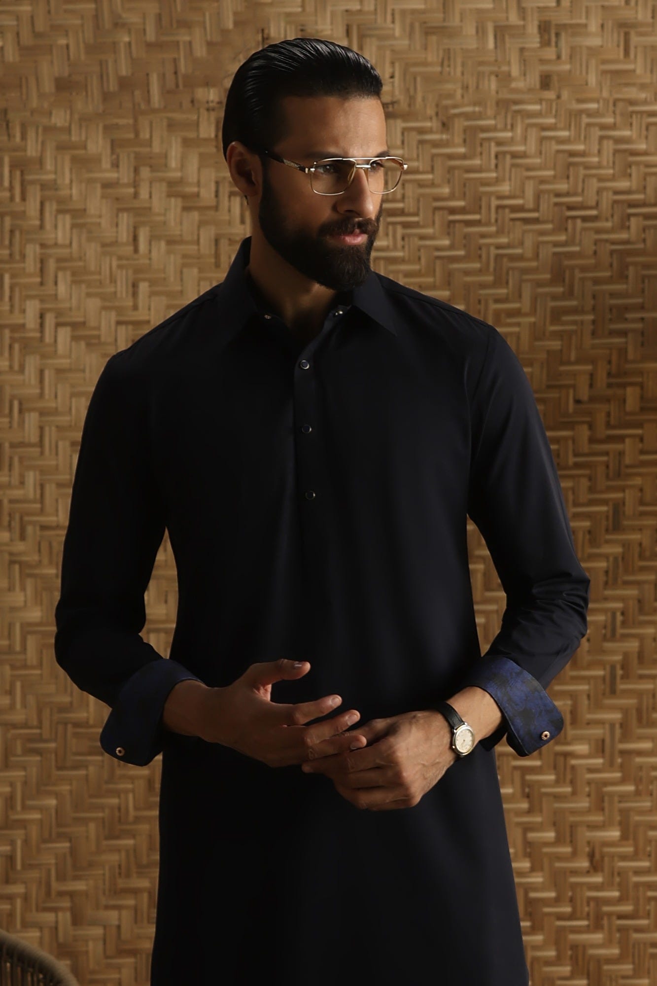 VAASA - NAVY EXCLUSIVE KAMEEZ SHALWAR