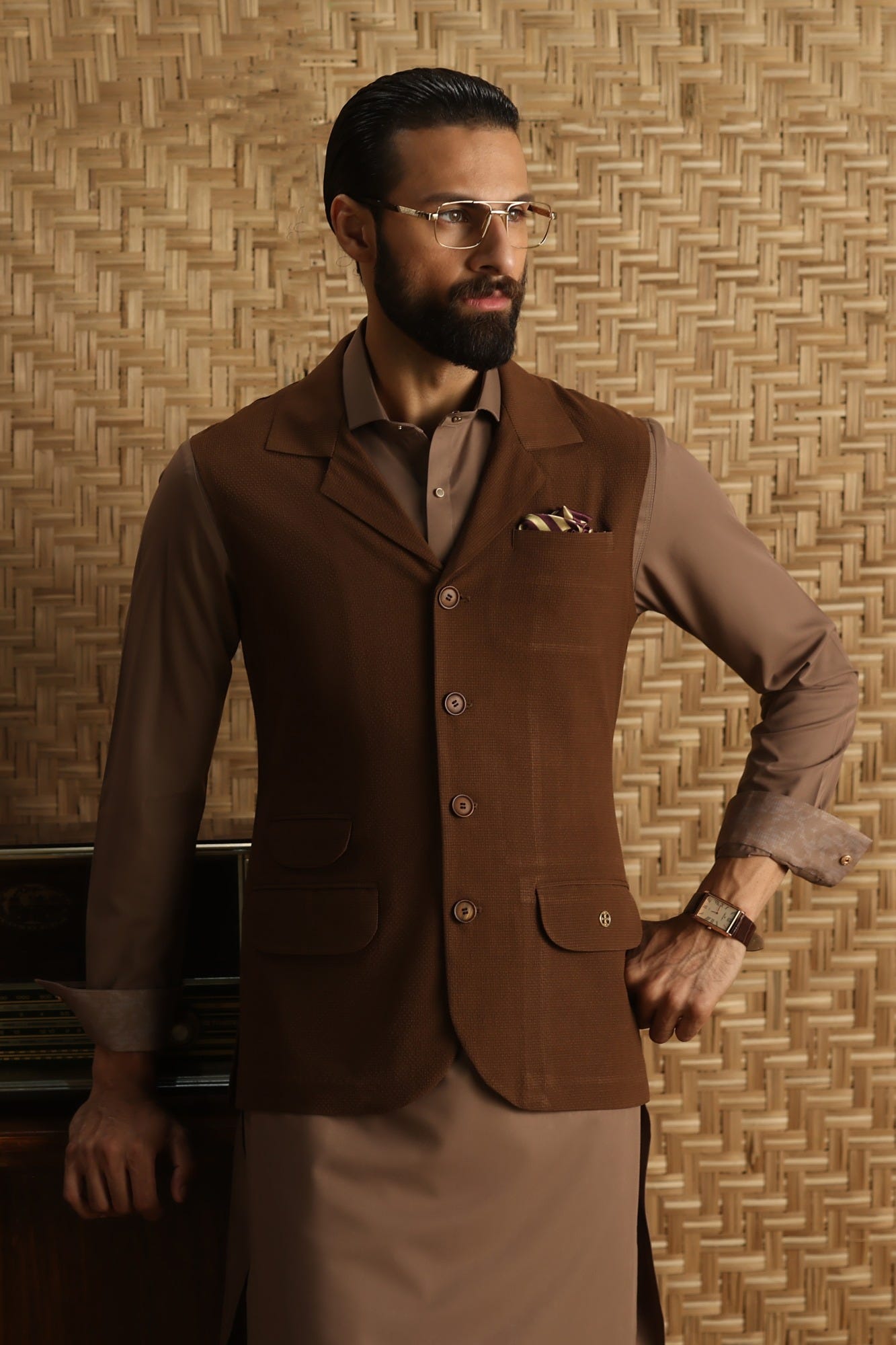 BROOKLYN VEST - BROWN WAISTCOAT