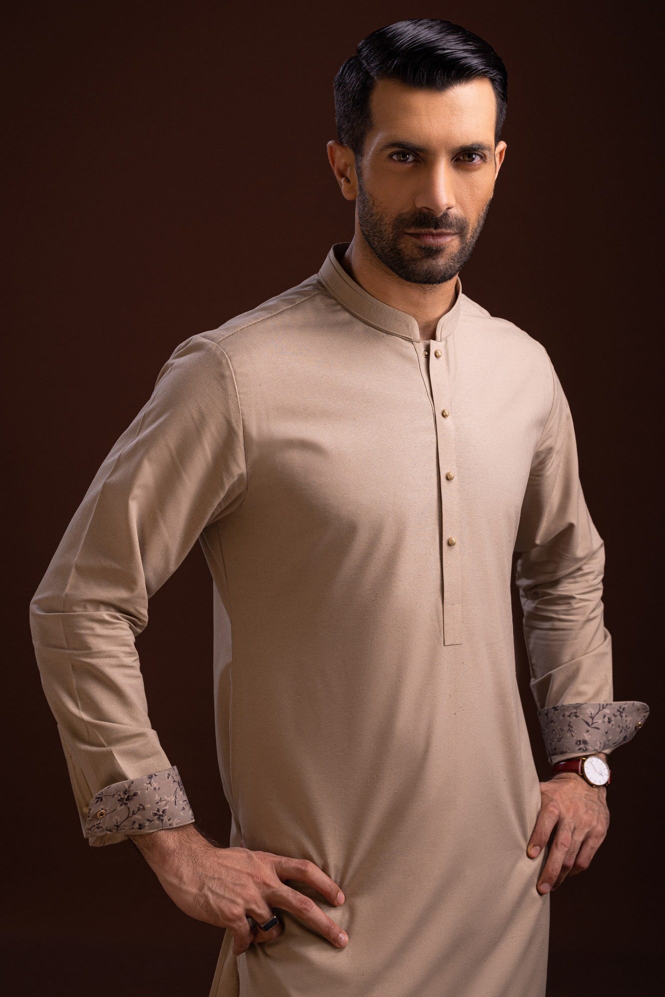 Dallas - Biscuit Cvc Kurta Pajama