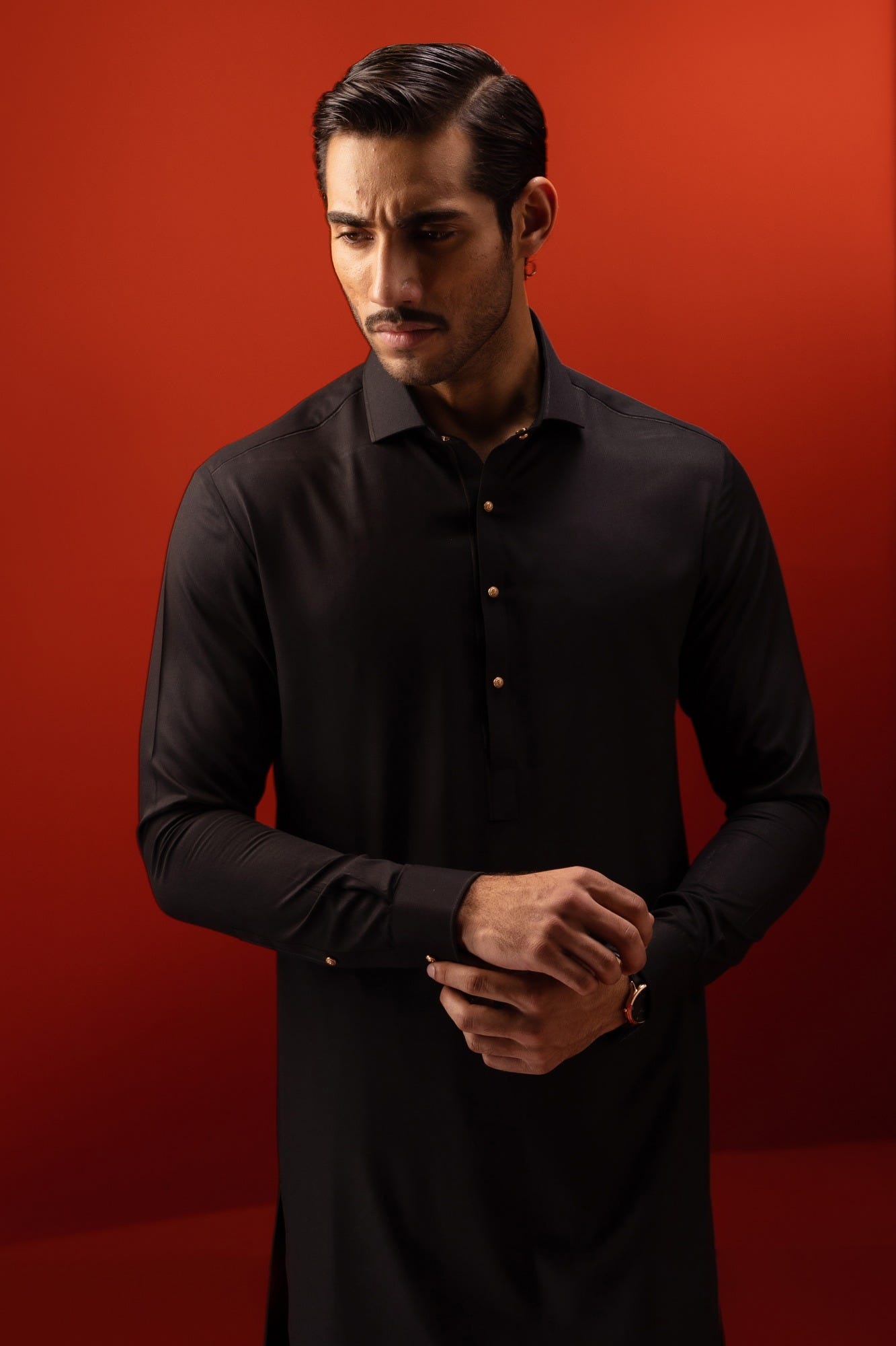 Florence - Black Blended Kameez Shalwar