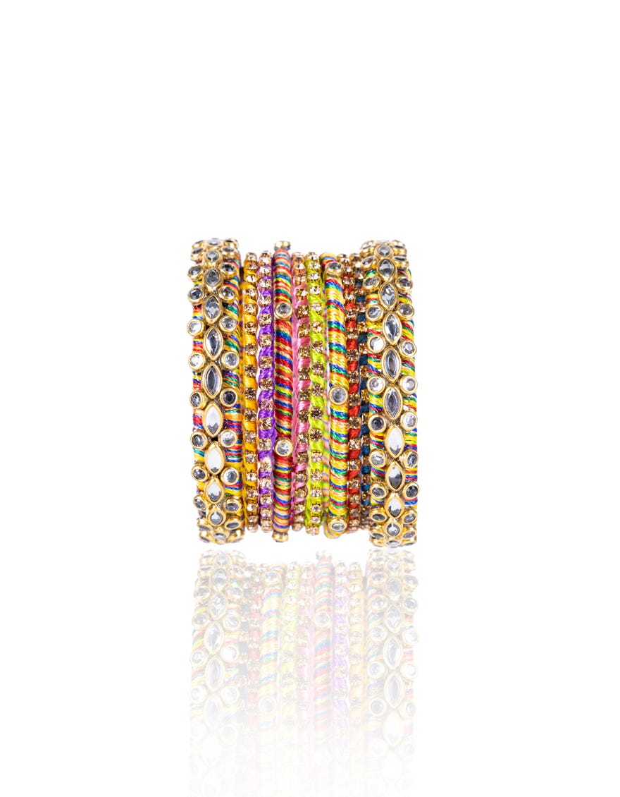 Multicolor Bangles | Jgbn-Gbn-003-24