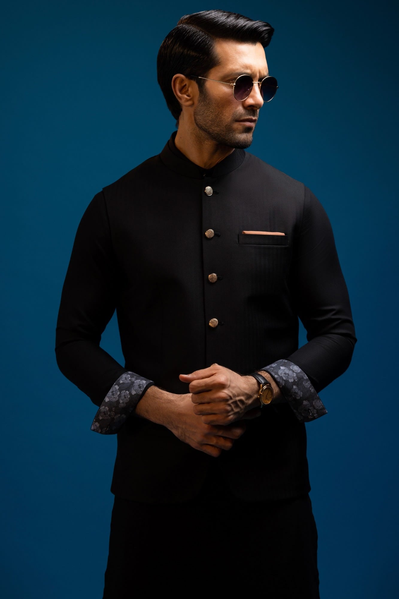 Black Suiting Waistcoat | Ccvc-A-39342-2