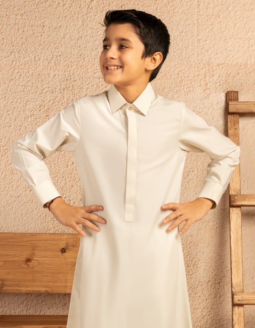 CREAM PLAIN JUBBA