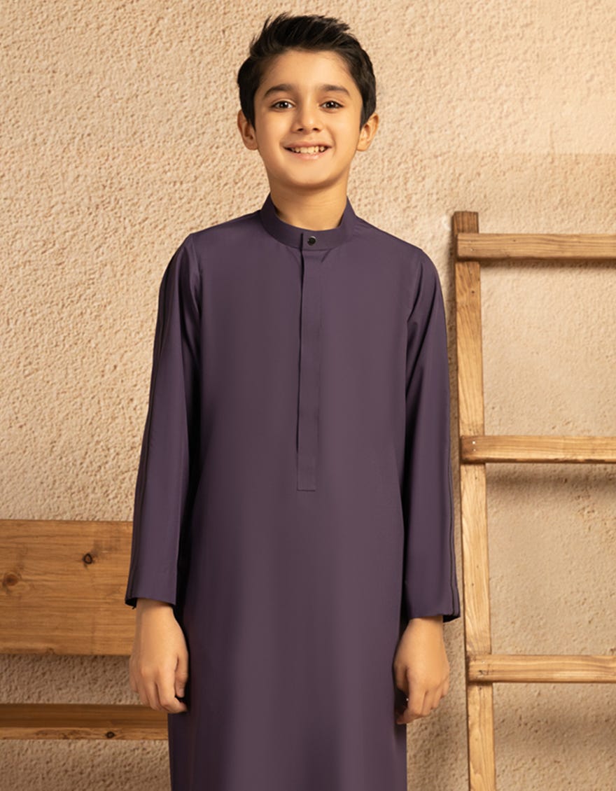 PURPLE CASUAL JUBBA