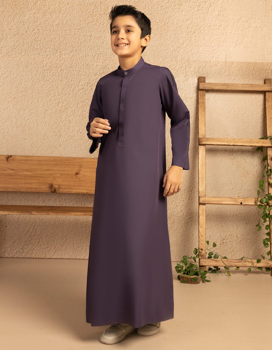 PURPLE CASUAL JUBBA