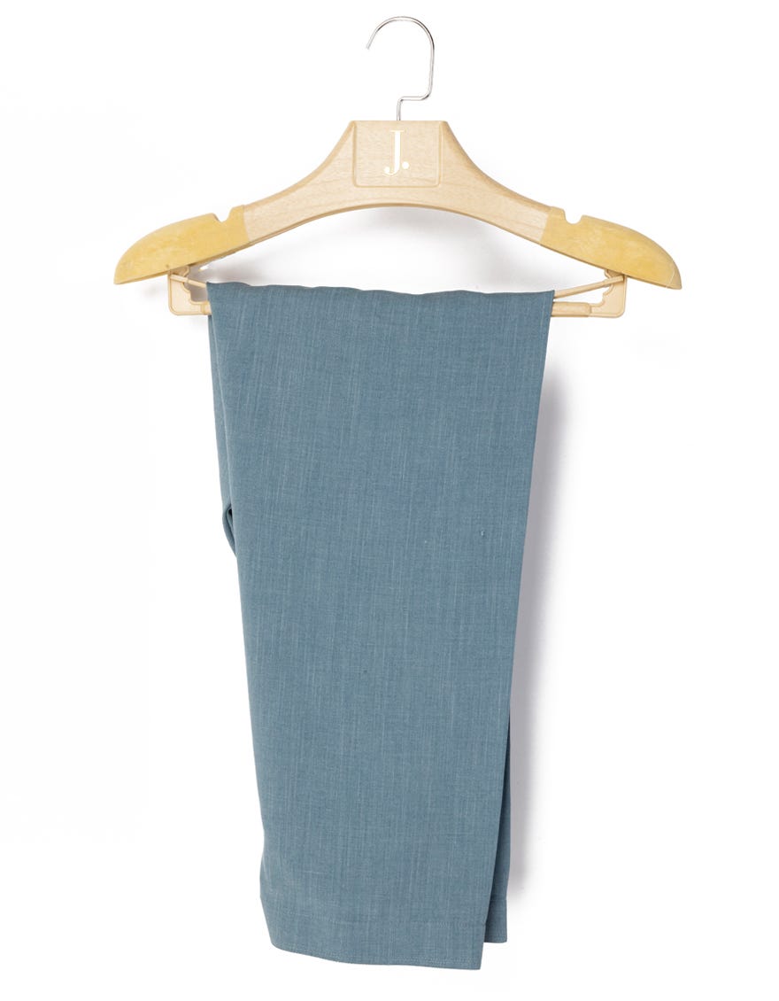 DULL BLUE BLENDED KAMEEZ SHALWAR