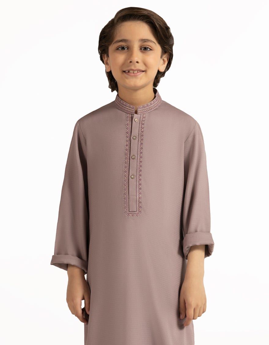 TEA PINK SEMI-FORMAL KAMEEZ SHALWAR