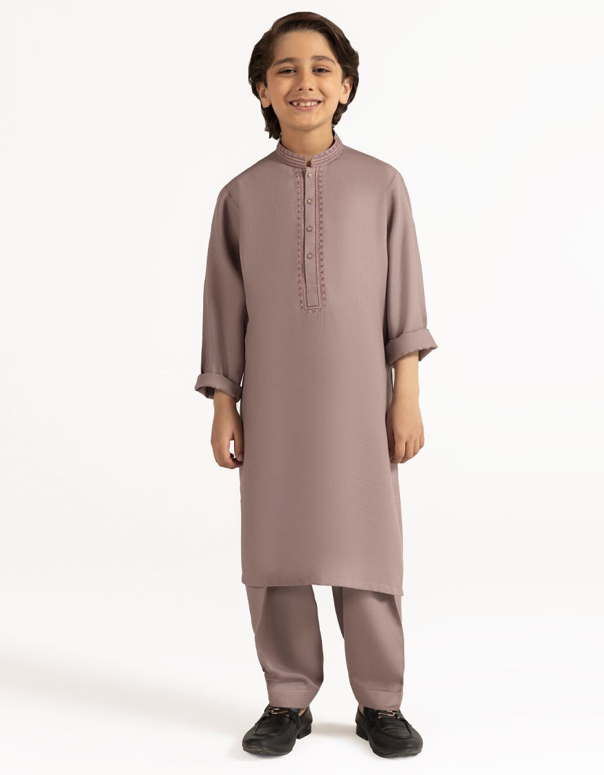 TEA PINK SEMI-FORMAL KAMEEZ SHALWAR