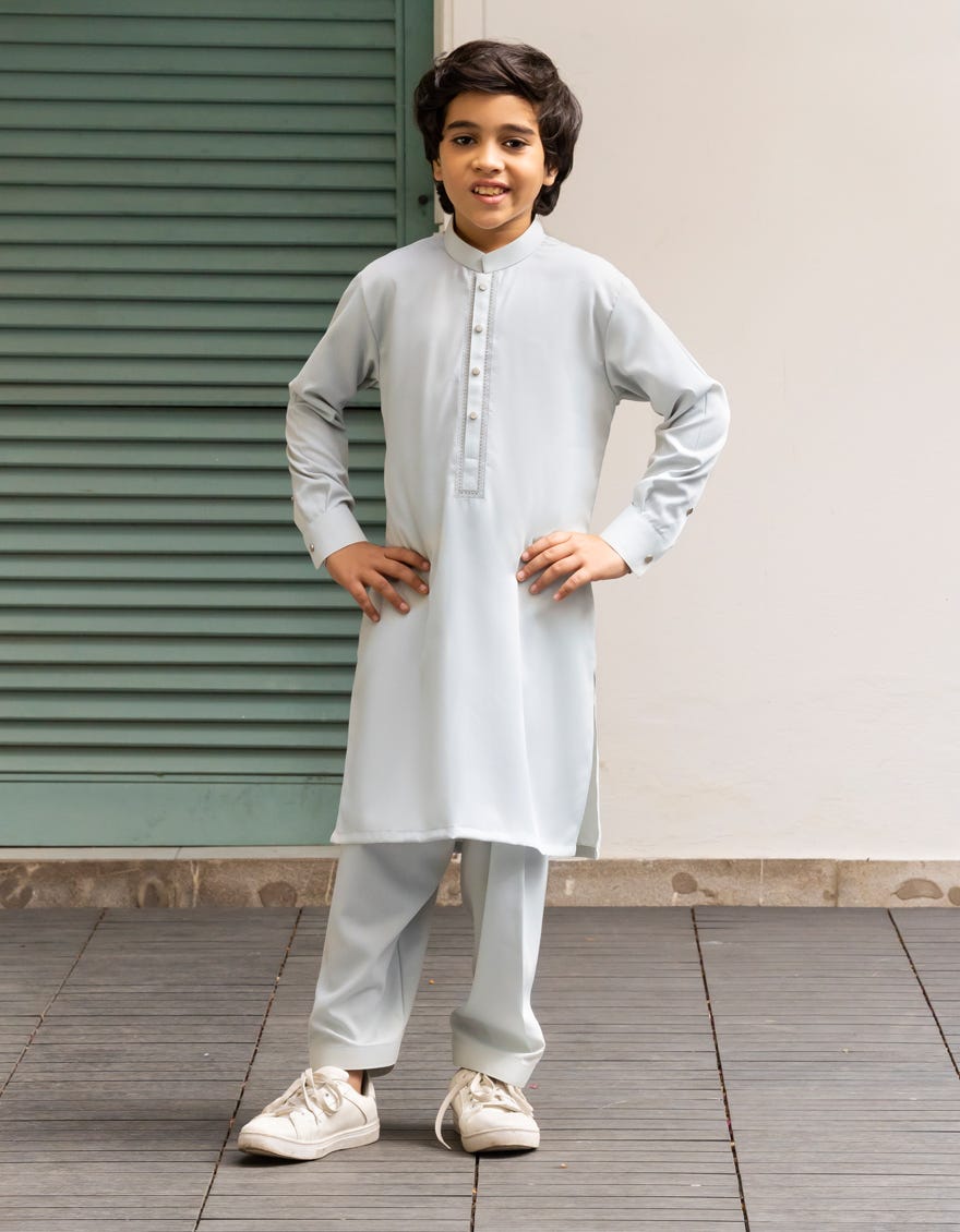 DULL SKY BLENDED KAMEEZ SHALWAR | JCKS-A-90506