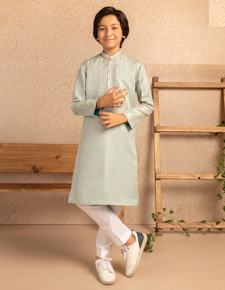 BLUE FORMAL KURTA