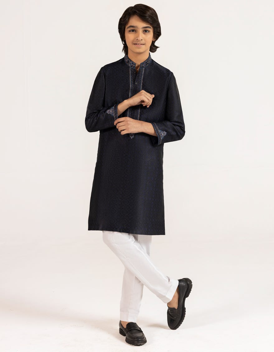 BLUE FORMAL KURTA