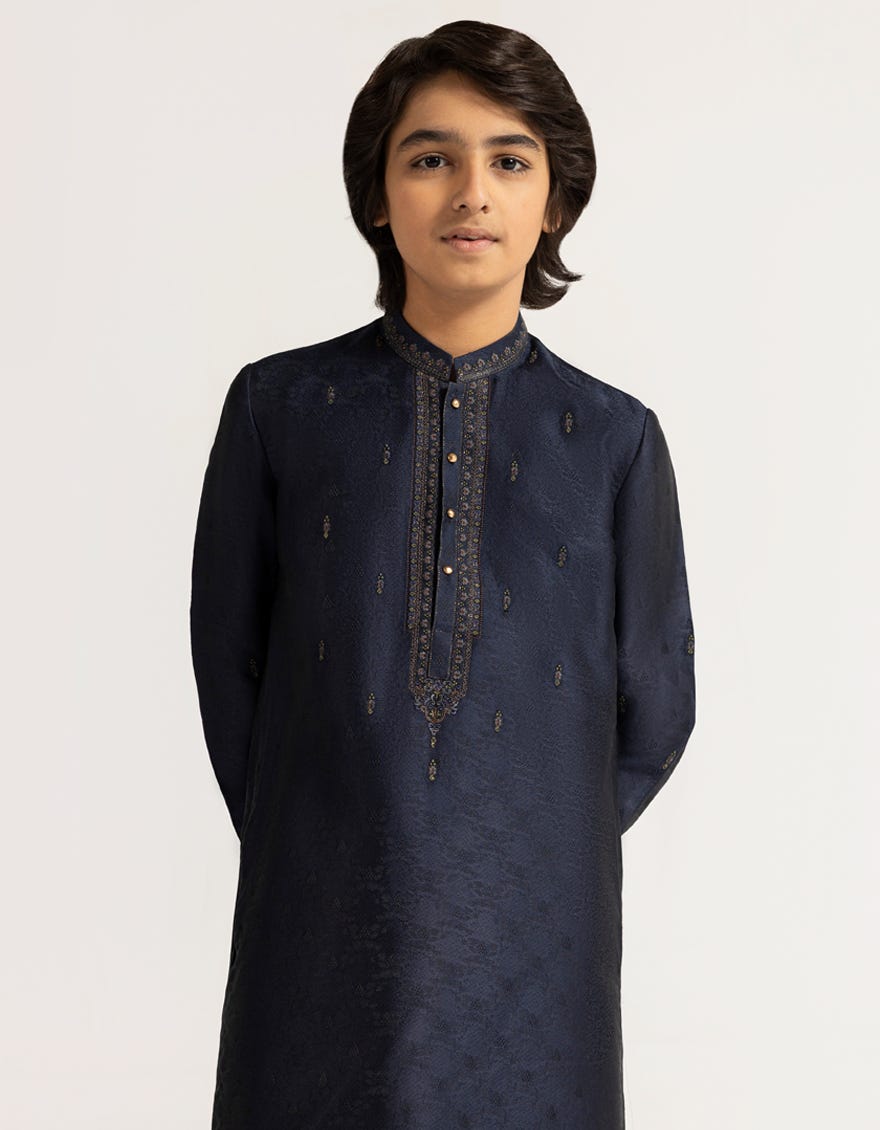 BLUE FORMAL KURTA