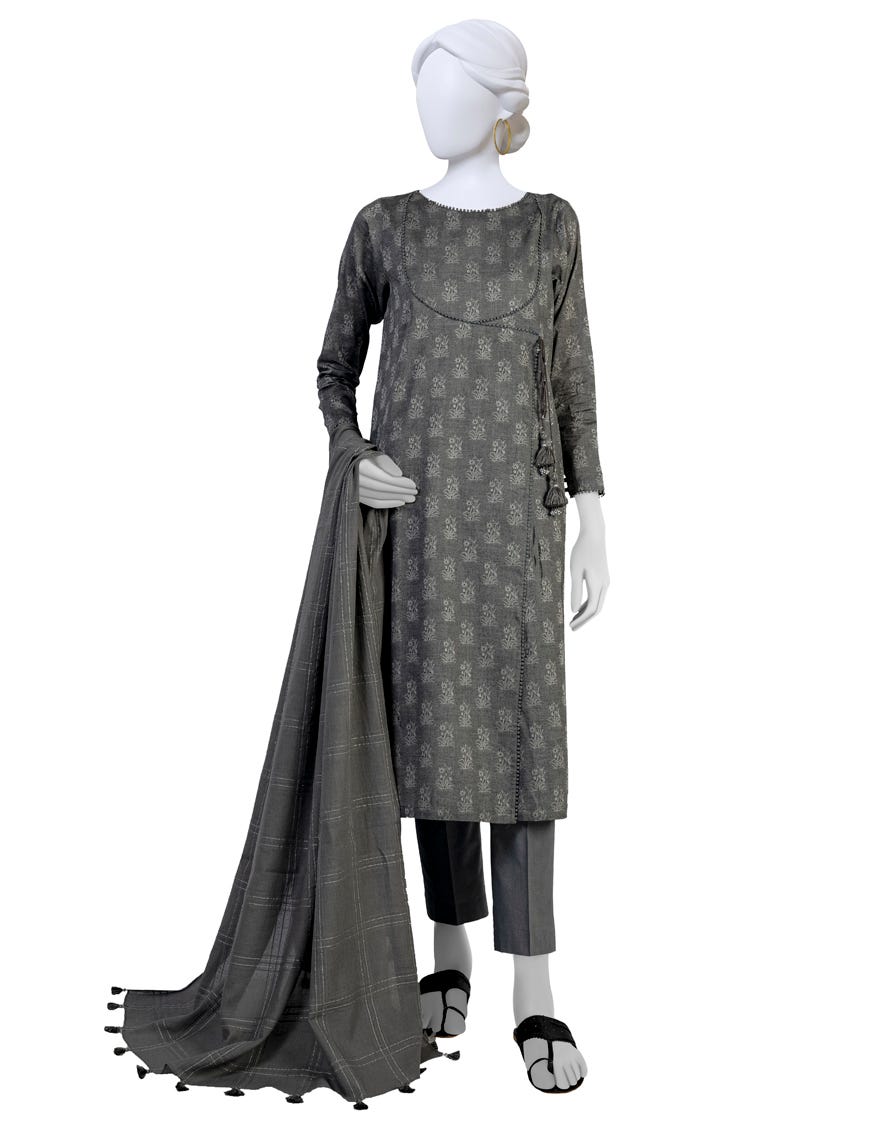Grey Lawn Unstitched 2 Piece Dress | Jlawn-S-Jds-23-1125
