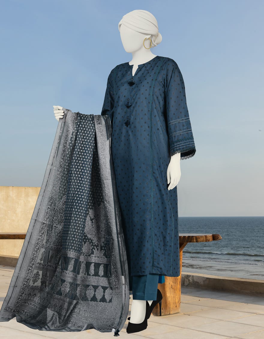 Multicolor Lawn Unstitched 2 Piece Dress | Jlawn-S-Jds-24-1038
