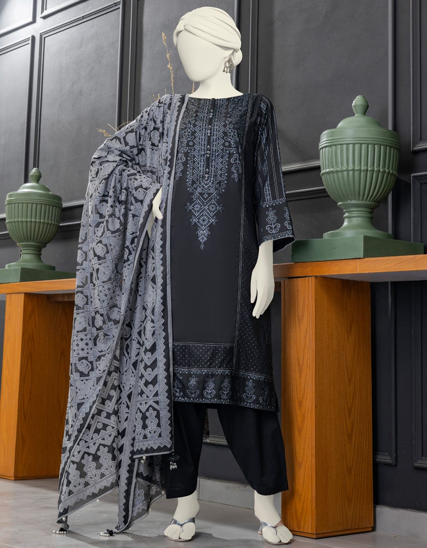 Multicolor Lawn Unstitched 2 Piece Dress | Jlawn-S-Jds-24-1067