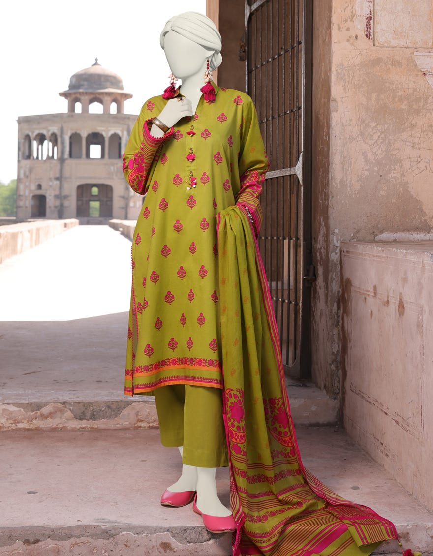 Multicolor Lawn Unstitched 2 Piece Dress | Jlawn-S-Jds-24-1125
