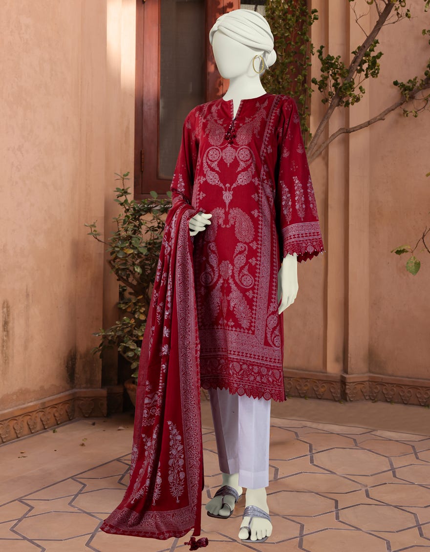 Multicolor Lawn Unstitched 2 Piece Dress | Jlawn-S-Jds-24-1142