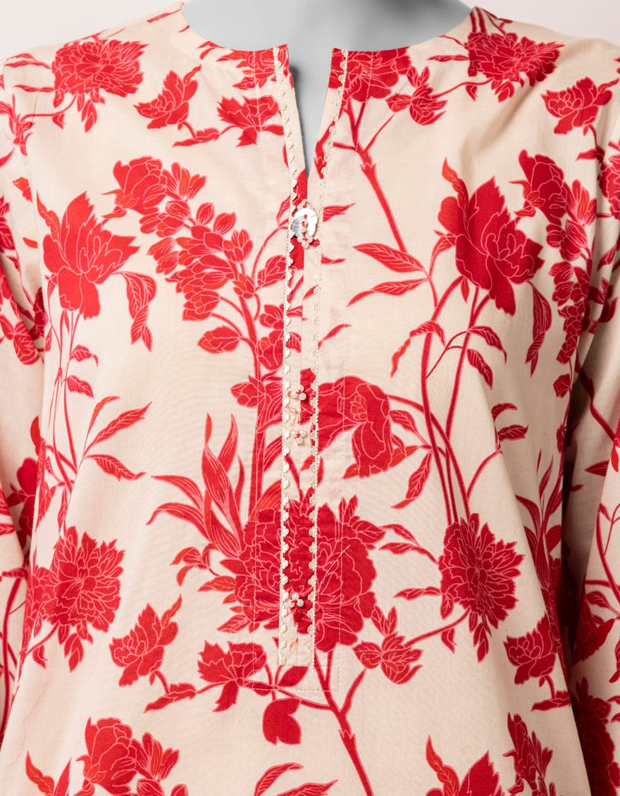 MULTICOLOR LAWN EMBROIDERED 2PC STITCHED
