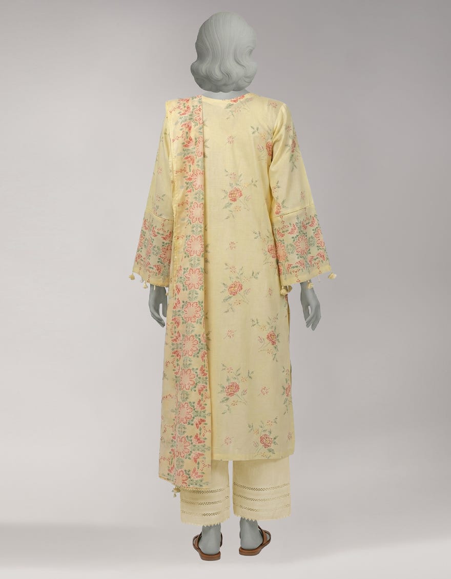 MULTICOLOR LAWN PRINTED UNSTITCHED 2PC