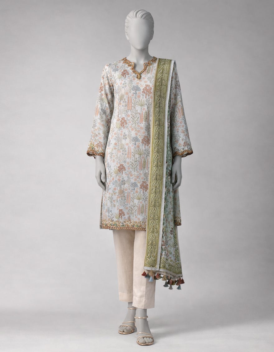 MULTICOLOR LAWN DIGITAL PRINTED UNSTITCHED 2PC