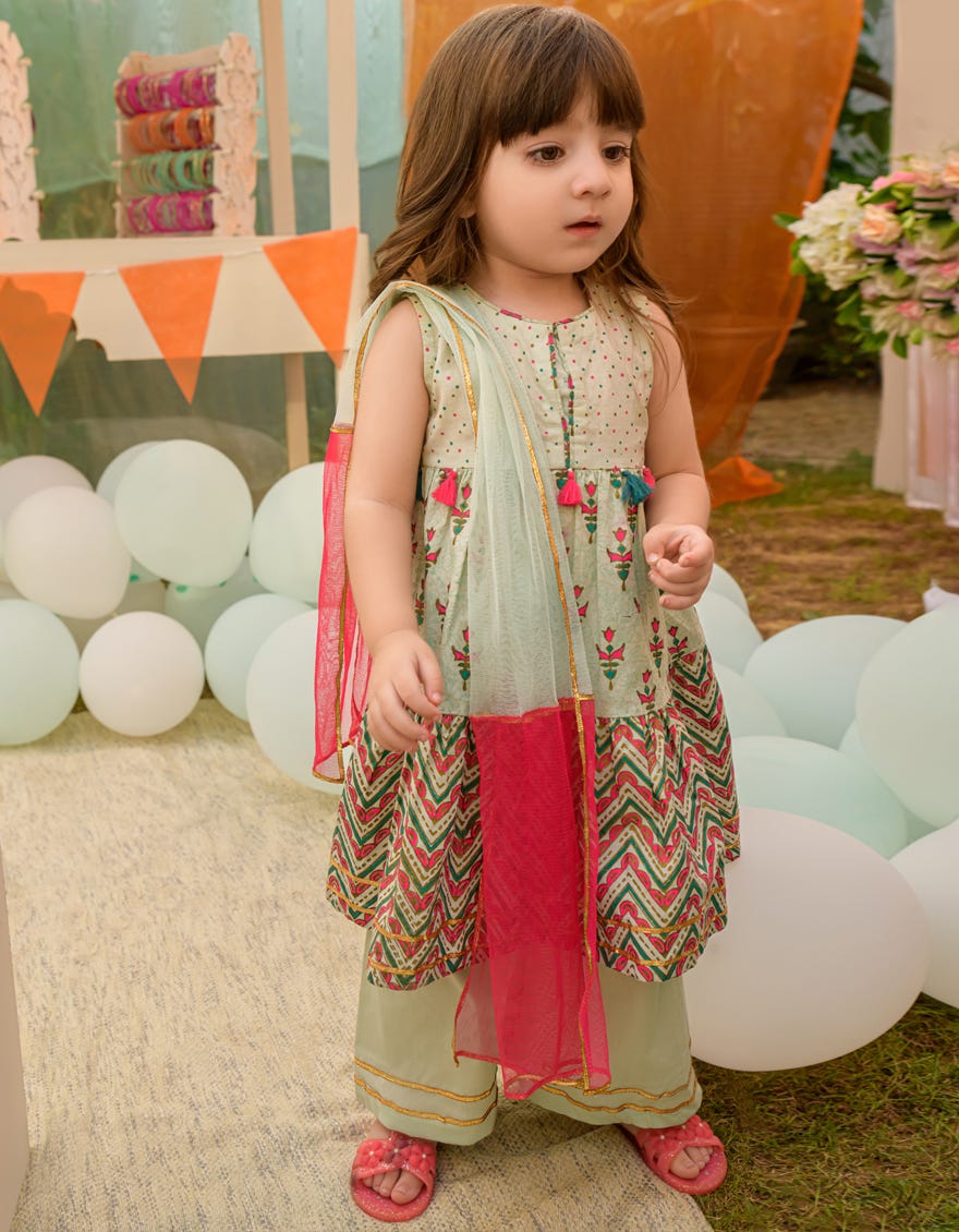 Aqua Lawn Infant Girl | Jik-S-Jgin-23-044