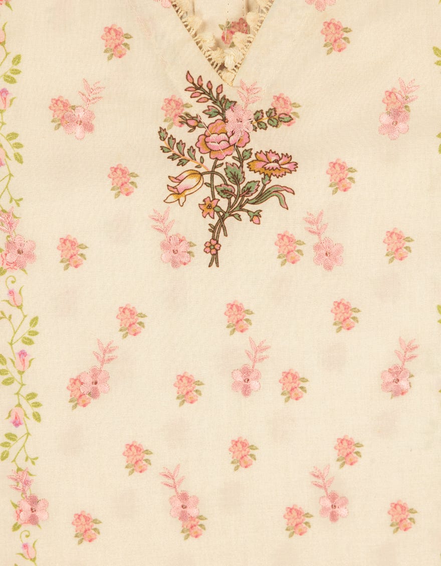 MULTICOLOR LAWN SCHIFFLI STITCHED 3PC