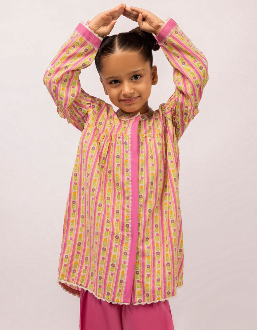 MULTICOLOR LAWN EMBROIDERED 2PC STITCHED