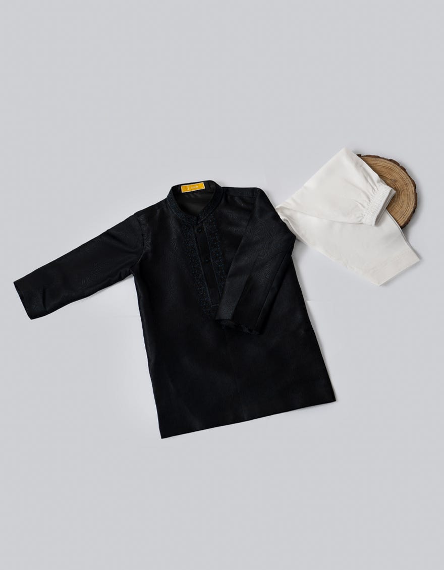 CHARCOAL GREY KAMEEZ SHALWAR
