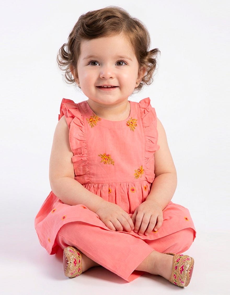 PINK LAWN EMBROIDERED 2PC STITCHED